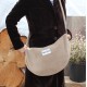 Bobby Half Moon Large Corduroy Bag Beige